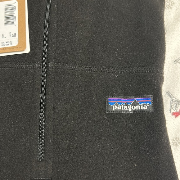 Patagonia Men’s Micro D black pullover new with tags. Men’s Small - Picture 6 of 6